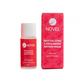 Восстанавливающая маска для ресниц и бровей Novel Revitalizing Lash & Brow Repair Mask 